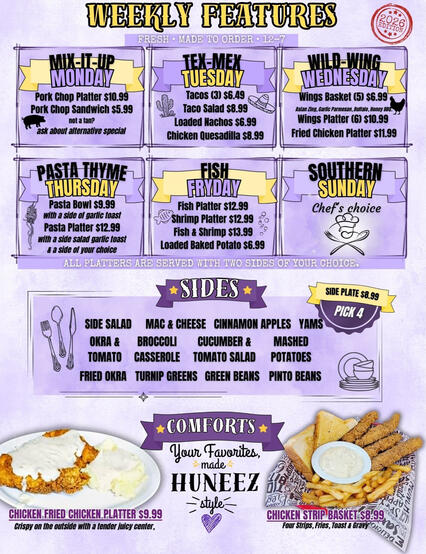 Weekly Features